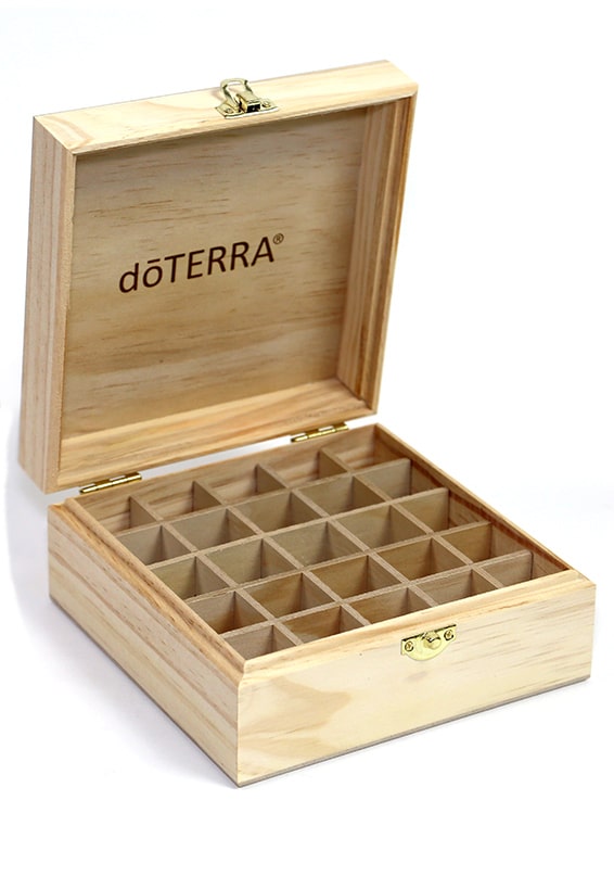 dōTERRA Logo Engraved Wooden Box