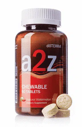 tabletas masticables doTERRA a2z